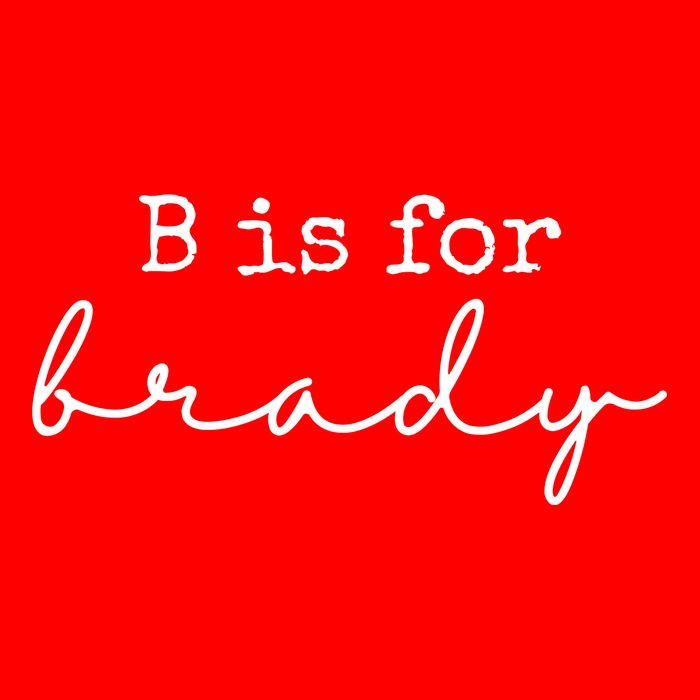 B Is For Brady Golf Towel
