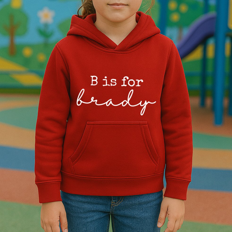 B Is For Brady Kids Hoodie