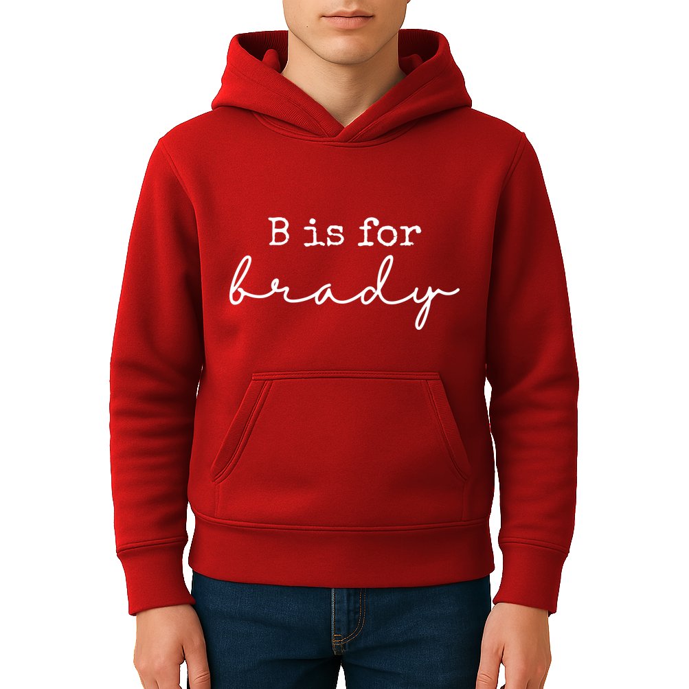 B Is For Brady Kids Hoodie