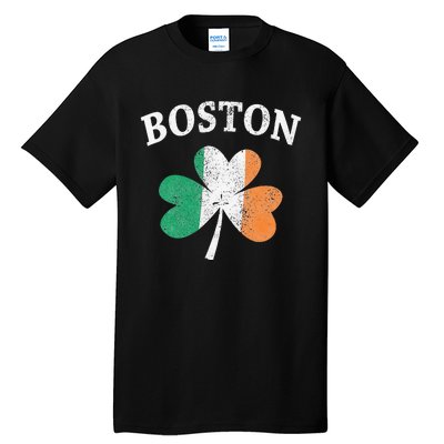 Boston Irish Flag Shamrock I St. Patrick's Day Gift Tall T-Shirt