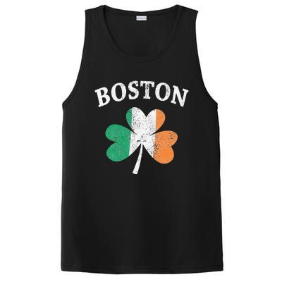 Boston Irish Flag Shamrock I St. Patrick's Day Gift PosiCharge Competitor Tank