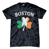 Boston Irish Flag Shamrock I St. Patrick's Day Gift Tie-Dye T-Shirt