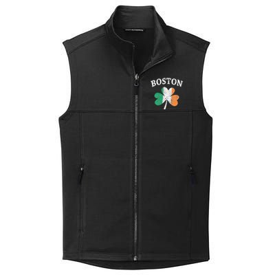 Boston Irish Flag Shamrock I St. Patrick's Day Gift Collective Smooth Fleece Vest