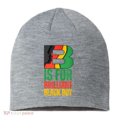 B Is For Brilliant Black Boy Black History Month Sustainable Beanie