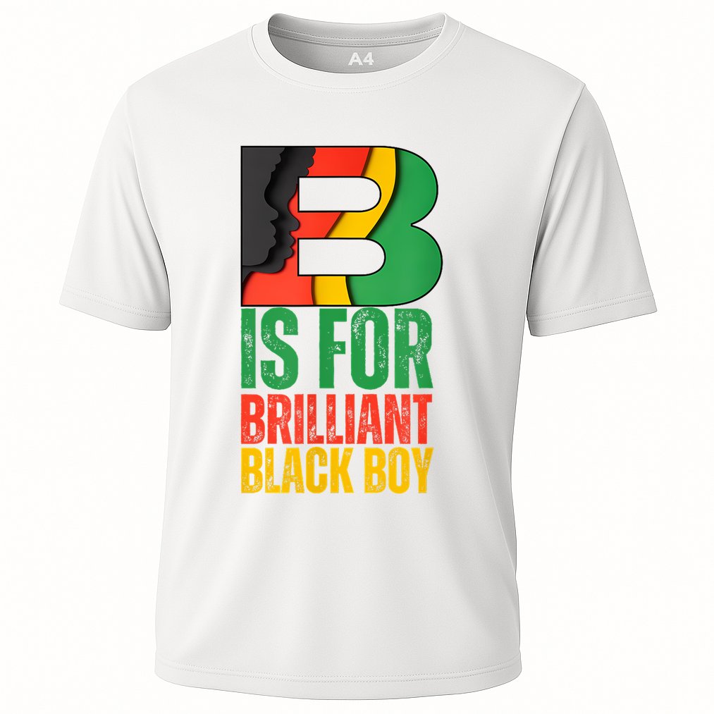 B Is For Brilliant Black Boy Black History Month Cooling Performance Crew T-Shirt
