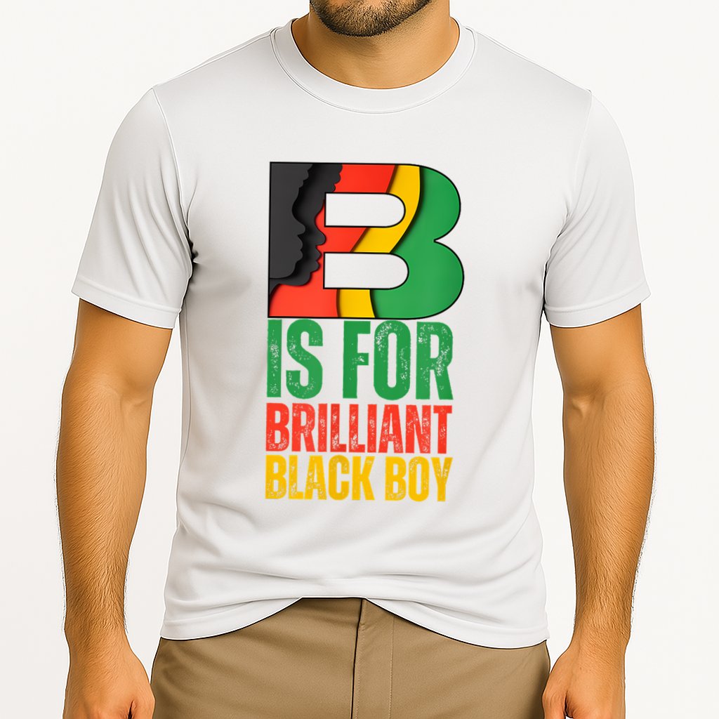 B Is For Brilliant Black Boy Black History Month Cooling Performance Crew T-Shirt
