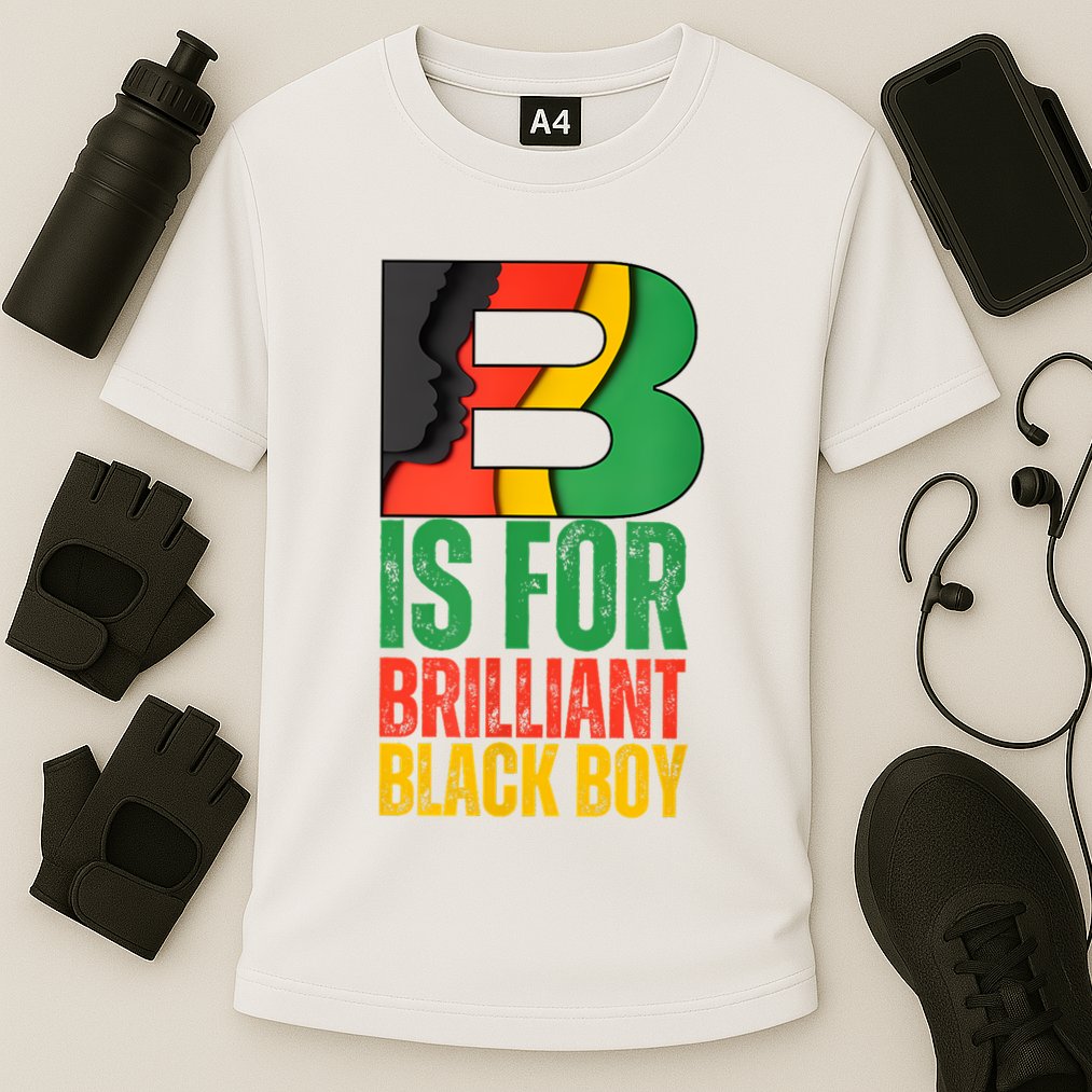 B Is For Brilliant Black Boy Black History Month Cooling Performance Crew T-Shirt