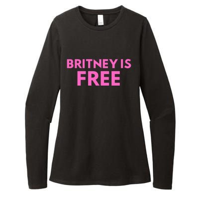 Britney Is Free Womens CVC Long Sleeve Shirt