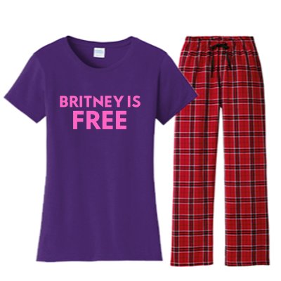 Britney Is Free Women's Flannel Pajama Set