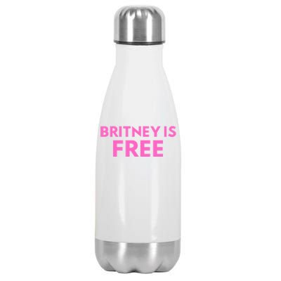 Britney Is Free Stainless Steel Insulated Water Bottle