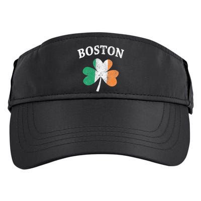 Boston Irish Flag Shamrock I St. Patrick's Day Gift Adult Drive Performance Visor