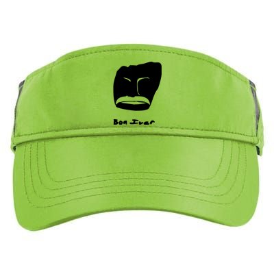 Bon Iver Face Adult Drive Performance Visor