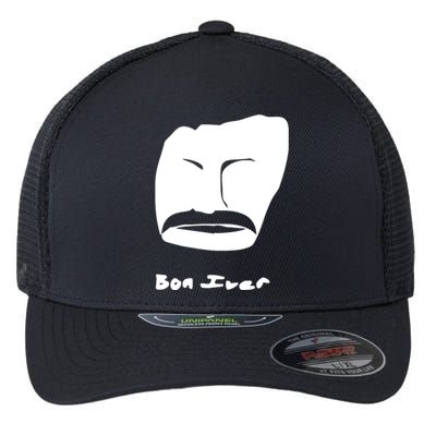 Bon Iver Face Flexfit Unipanel Trucker Cap