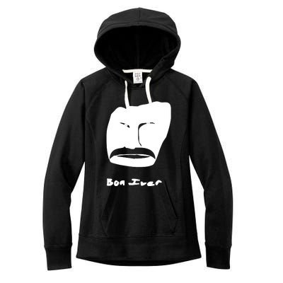 Bon Iver Face Women's Fleece Hoodie