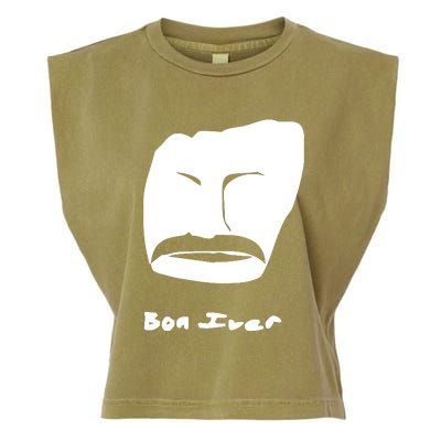 Bon Iver Face Garment-Dyed Women's Muscle Tee