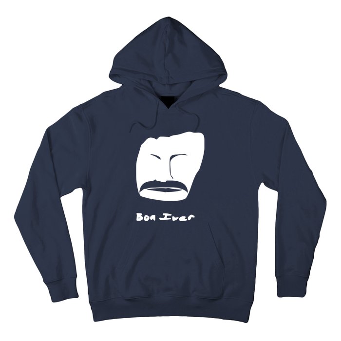 Bon Iver Face Hoodie