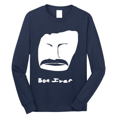 Bon Iver Face Long Sleeve Shirt