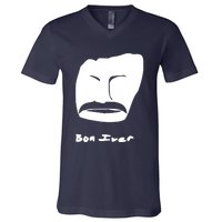 Bon Iver Face V-Neck T-Shirt