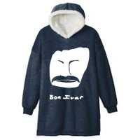 Bon Iver Face Hooded Wearable Blanket