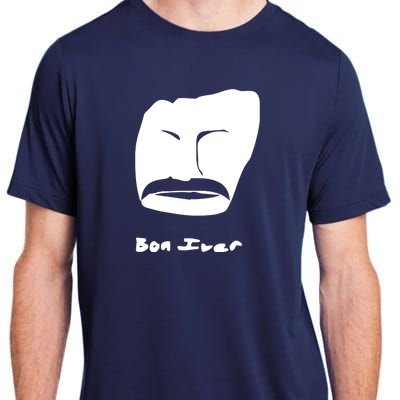 Bon Iver Face Adult ChromaSoft Performance T-Shirt