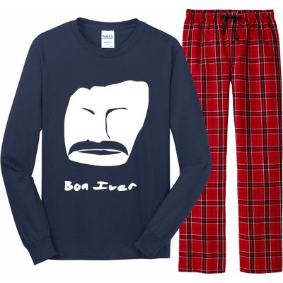 Bon Iver Face Long Sleeve Pajama Set