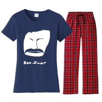 Bon Iver Face Women's Flannel Pajama Set