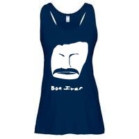 Bon Iver Face Ladies Essential Flowy Tank