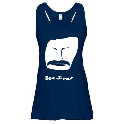 Bon Iver Face Ladies Essential Flowy Tank