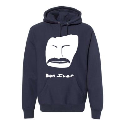 Bon Iver Face Premium Hoodie