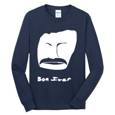 Bon Iver Face Tall Long Sleeve T-Shirt