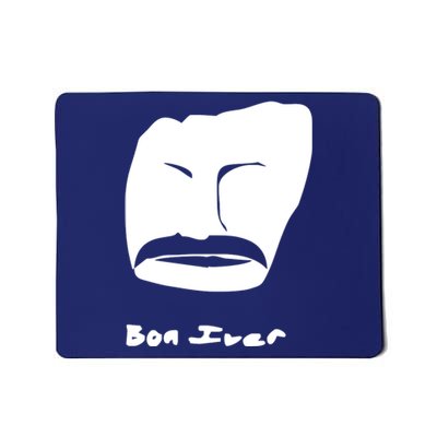 Bon Iver Face Mousepad