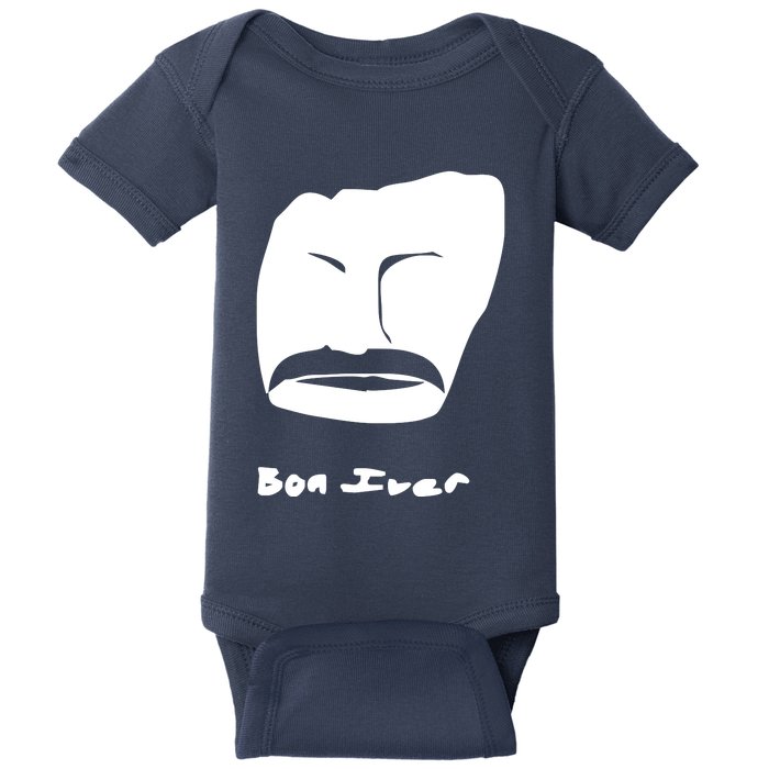 Bon Iver Face Baby Bodysuit