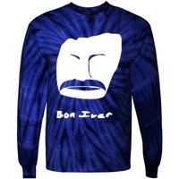 Bon Iver Face Tie-Dye Long Sleeve Shirt