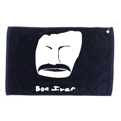 Bon Iver Face Grommeted Golf Towel