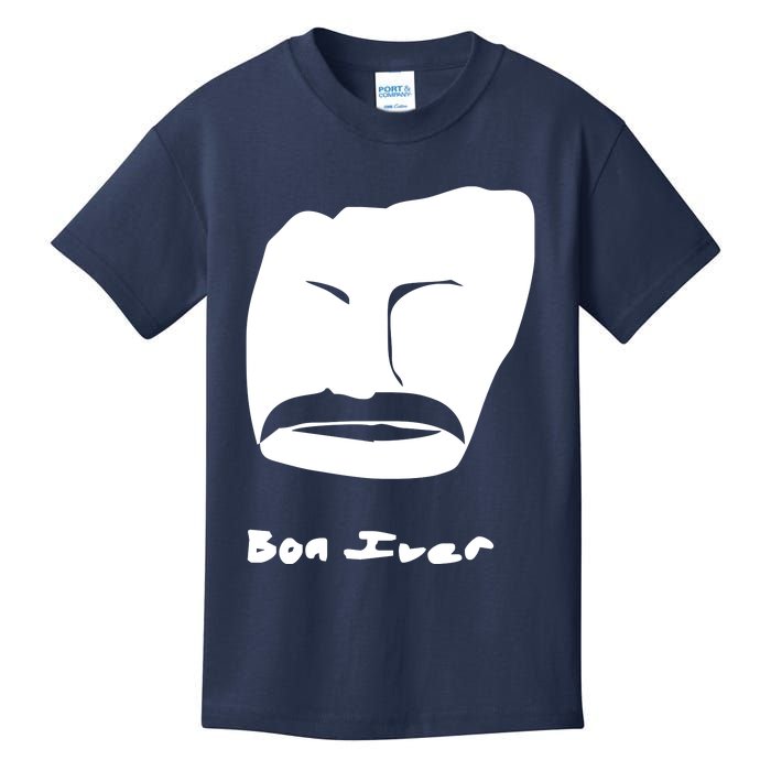 Bon Iver Face Kids T-Shirt