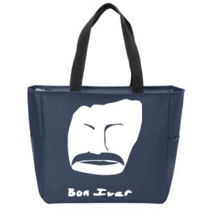 Bon Iver Face Zip Tote Bag