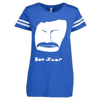 Bon Iver Face Enza Ladies Jersey Football T-Shirt