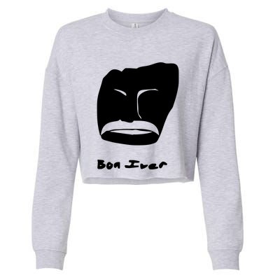 Bon Iver Face Cropped Pullover Crew