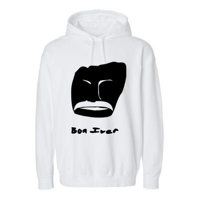 Bon Iver Face Garment-Dyed Fleece Hoodie