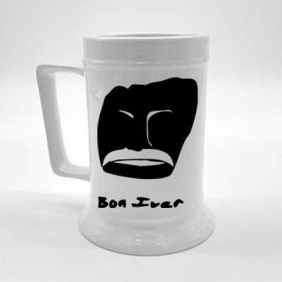 Bon Iver Face Beer Stein