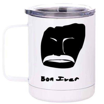 Bon Iver Face 12 oz Stainless Steel Tumbler Cup