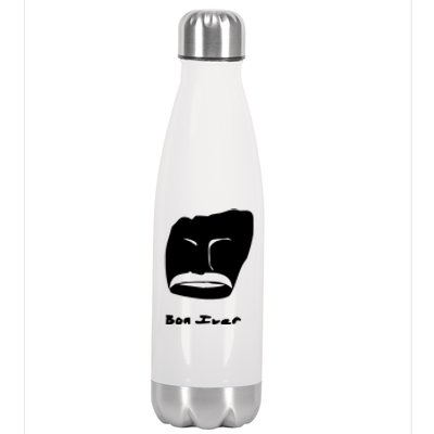 Bon Iver Face Stainless Steel Insulated Water Bottle