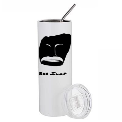 Bon Iver Face Stainless Steel Tumbler