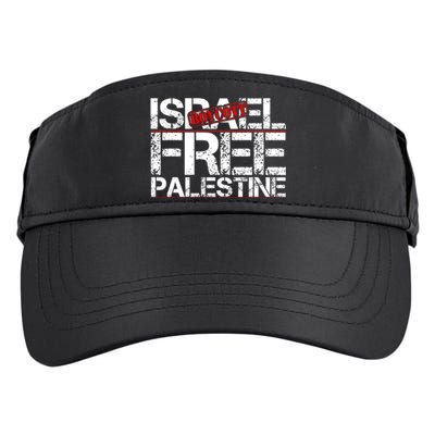 Boycott Israel Free Palestine Adult Drive Performance Visor