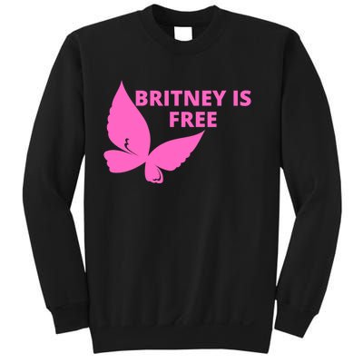 Britney Is Free Butterfly Sweatshirt