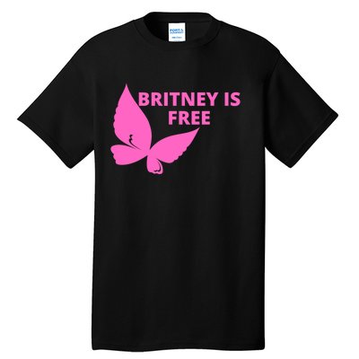 Britney Is Free Butterfly Tall T-Shirt