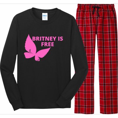 Britney Is Free Butterfly Long Sleeve Pajama Set