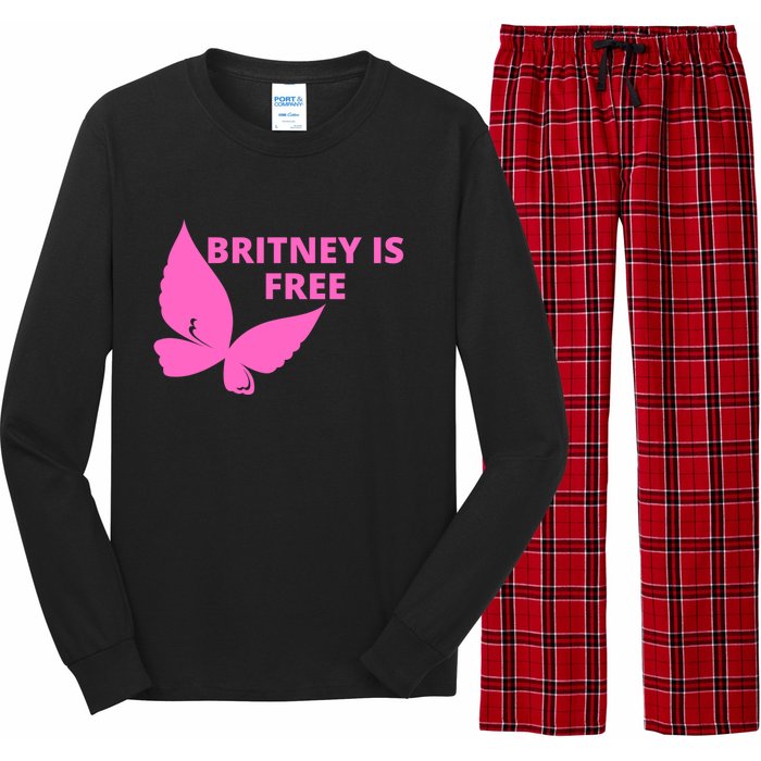 Britney Is Free Butterfly Long Sleeve Pajama Set