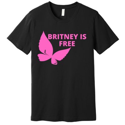 Britney Is Free Butterfly Premium T-Shirt