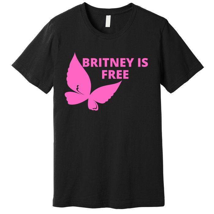 Britney Is Free Butterfly Premium T-Shirt